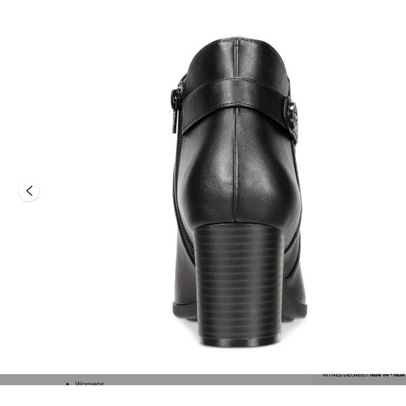 Gianni Bernini women's memory foam bootie black 11 nwob - Picture 3 of 8